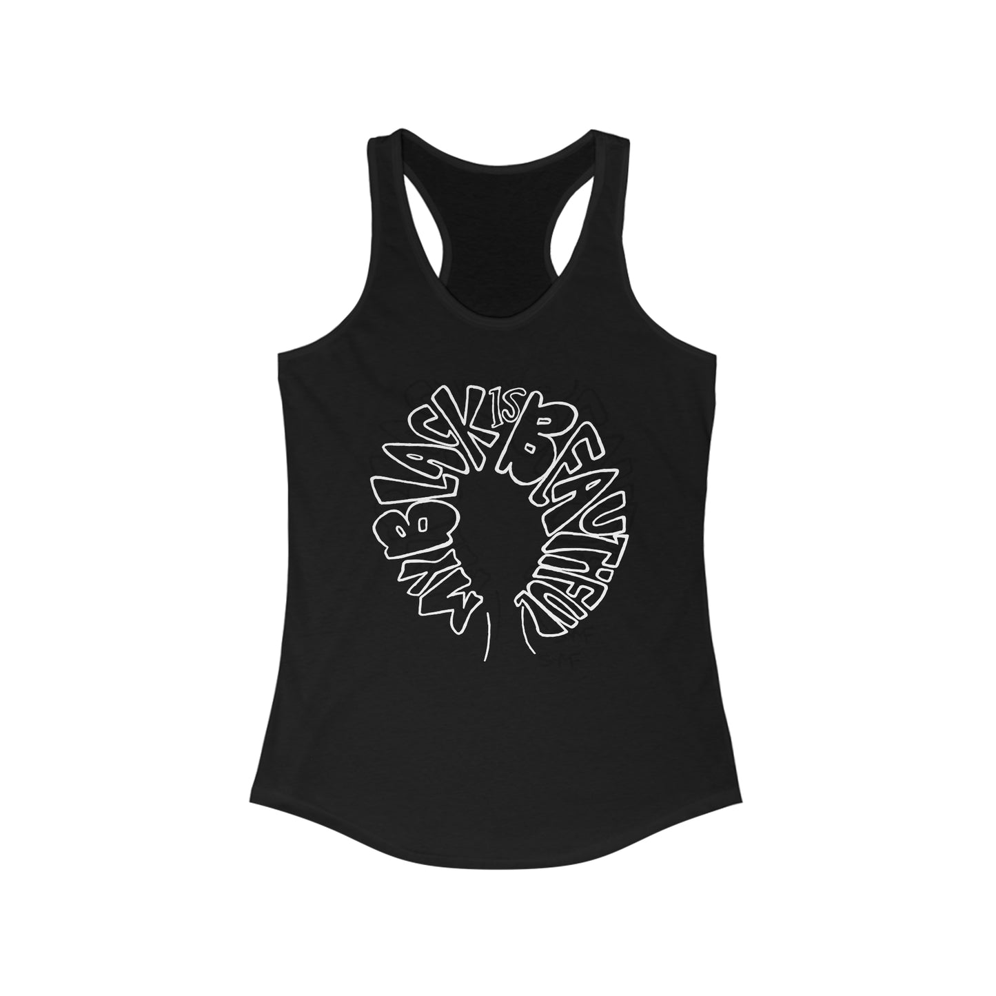 My BLACK is Beautiful Racerback Tank
