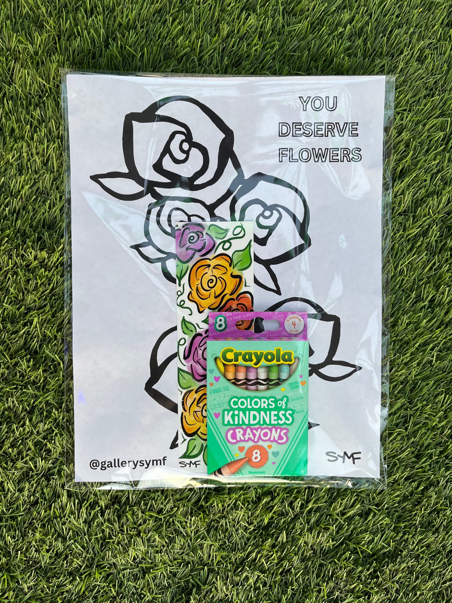 You Deserve Flowers Coloring Kit