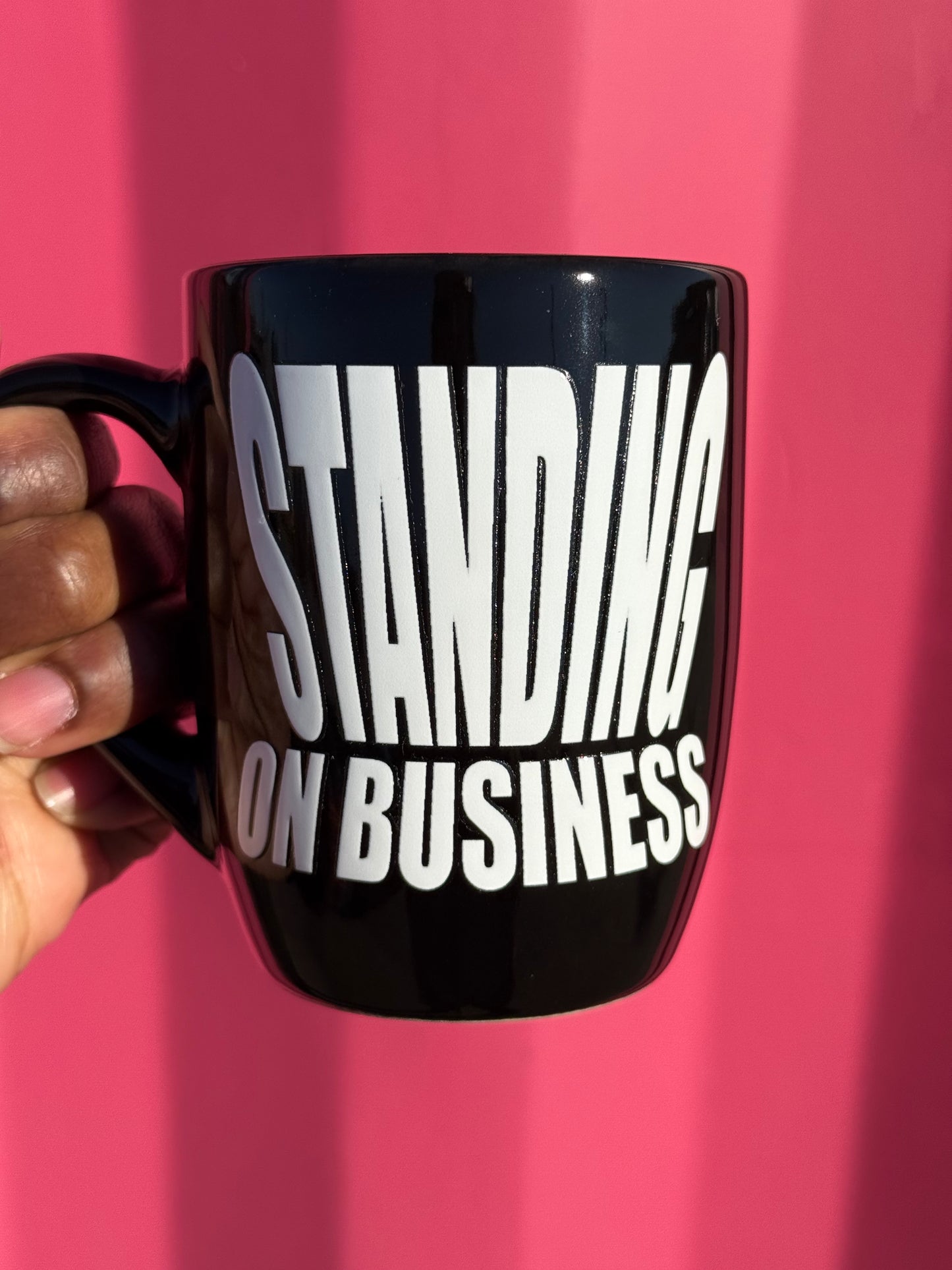 Standing On Business Mug